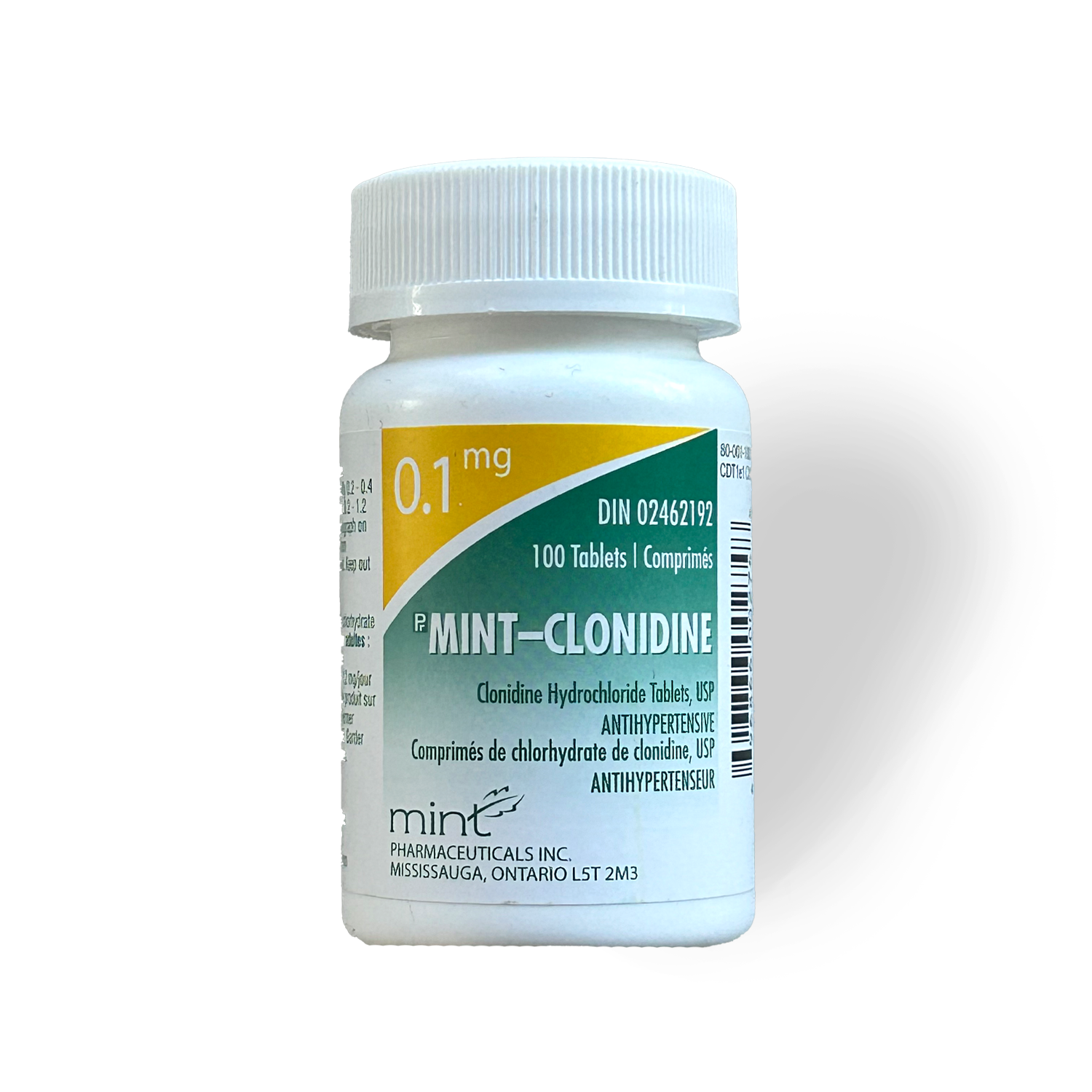 CLONIDINE 100MCG 0.1MG x 100 – | CANADA PHARMACEUTICAL GRADE