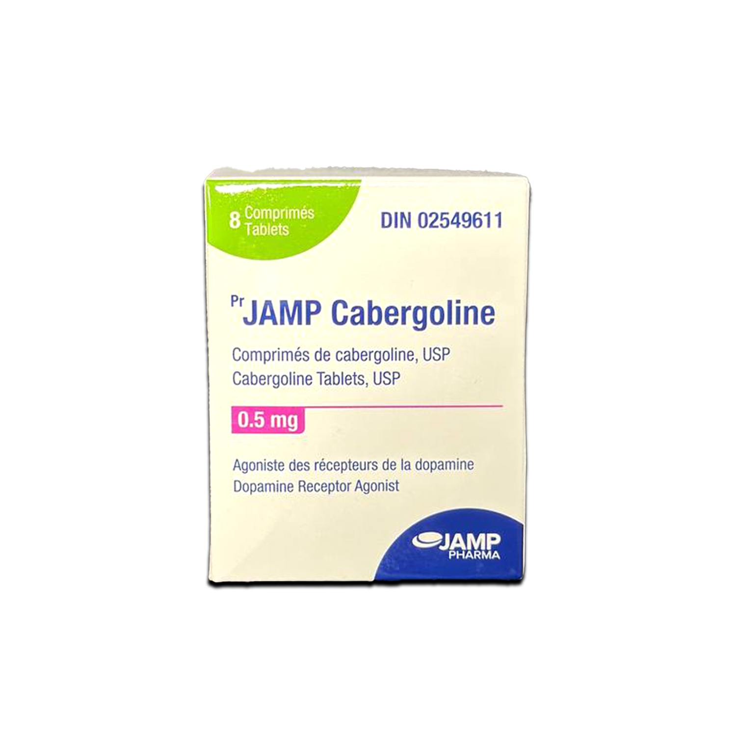 Cabergoline 0.5mg x 8 Tablets – Canadian Pharmaceutical Grade - Image 2