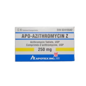 AZITHROMYCIN 250MG X 6 TABLETS