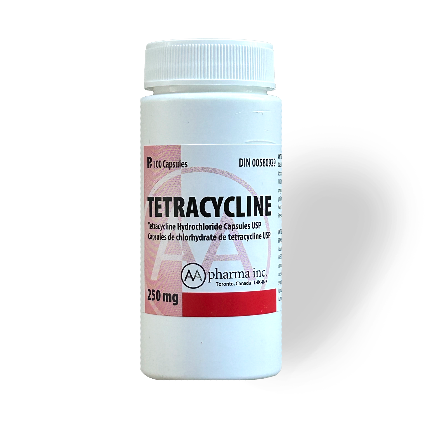 TETRACYCLINE 250MG x 100 – AA PHARMA | CANADA PHARMACEUTICAL GRADE