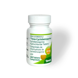 CYCLOBENZAPRINE HYDROCHLORIDE MUSCLE RELAXERS 100 TABS X 10MG | CANADA PHARMACEUTICAL GRADE