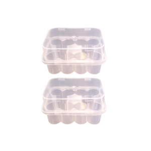 2 PACK – Peptide storage case [10 vial storage each]