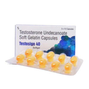 TESTOSIGN (Testosterone Undecanoate) 40mg X 30 | INDIA PHARMACEUTICAL GRADE