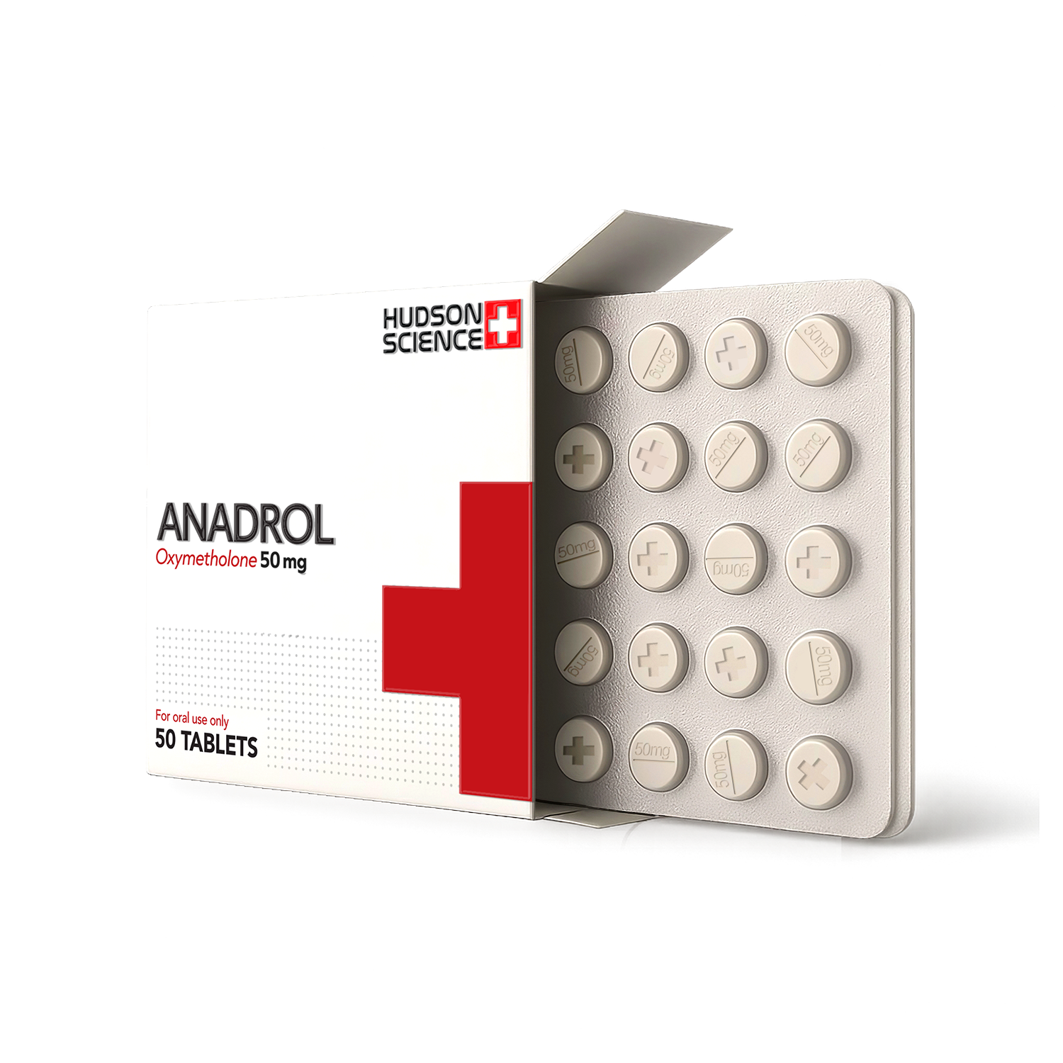 ANADROL 50MG X 50 | Hudson Science | Box with Blister Packaging (Certificate of Analysis, Second Image)