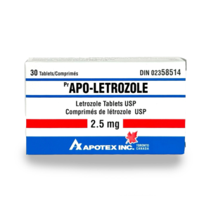 LETROZOLE 2.5MG x 30 – APO | CANADA PHARMACEUTICAL GRADE