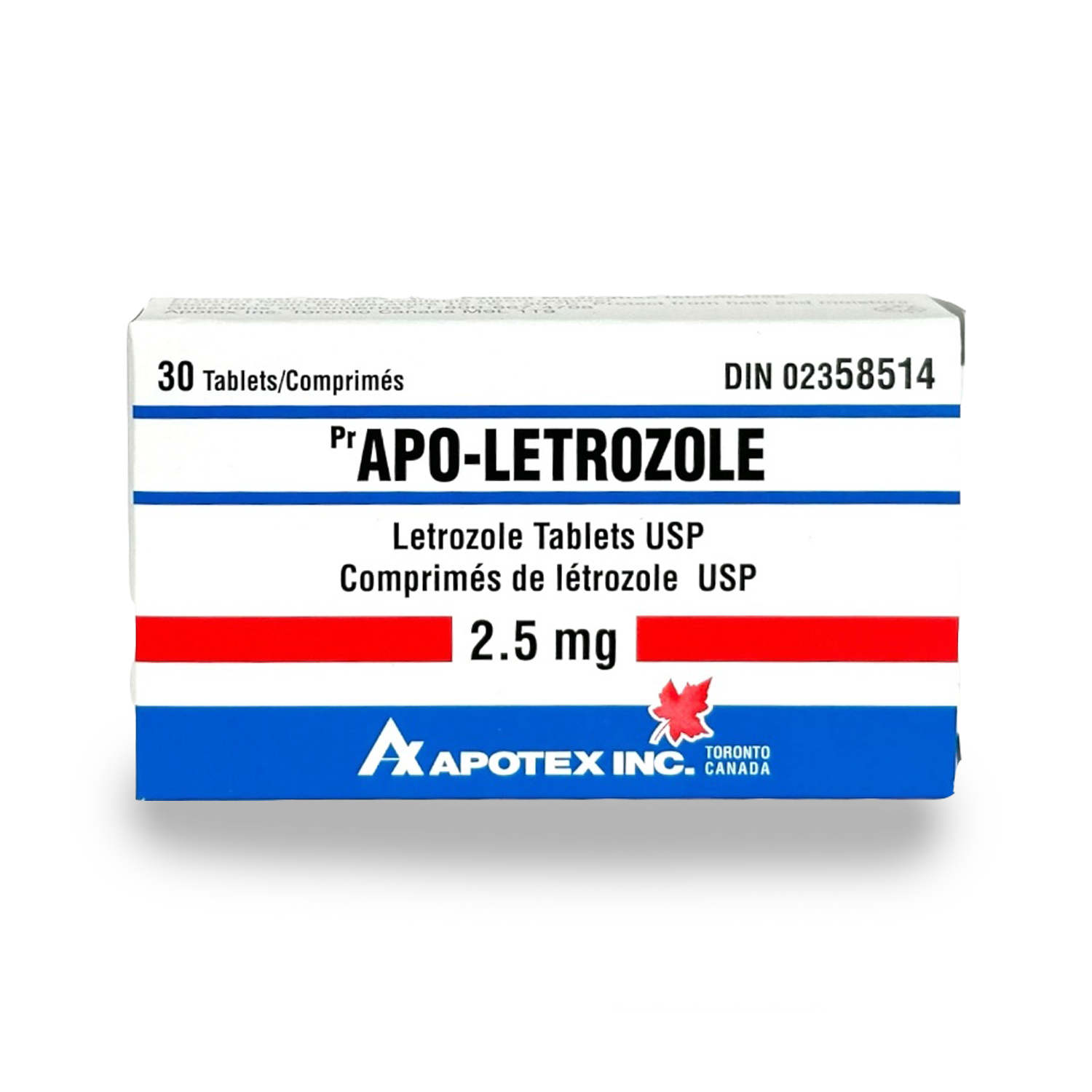 LETROZOLE 2.5MG x 30 – APO | CANADA PHARMACEUTICAL GRADE