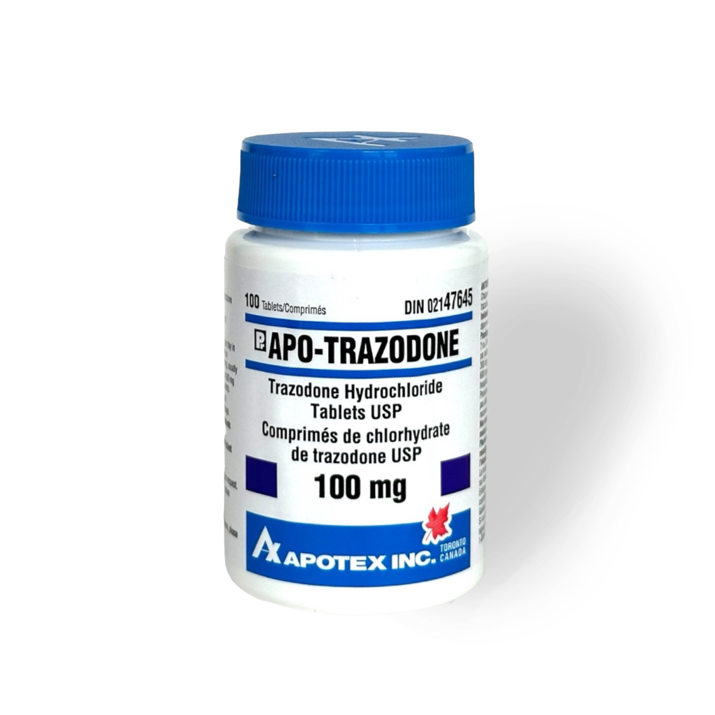 TRAZODONE 100MG X 100 – APO | CANADA PHARMACEUTICAL GRADE