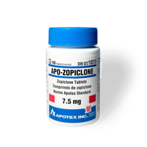 ZOPICLONE 7.5MG X 100 – APO | CANADA PHARMACEUTICAL GRADE in stock [APO BRAND 100%]