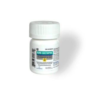 QUETIAPINE (SEROQUEL) 25MG X 100 – AURO | CANADA PHARMACEUTICAL GRADE