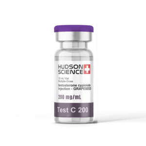 TESTOSTERONE CYPIONATE 200MG/ML – Hudson Science GRAPESEED OIL