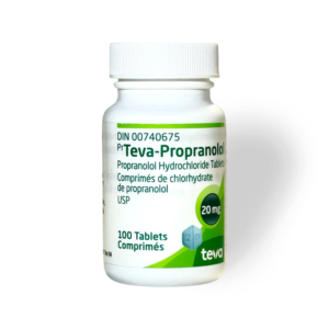 Propranolol 20mg 100 Tabs – Teva